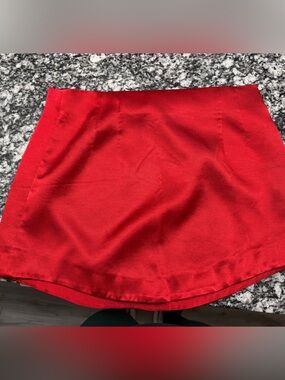 Zara mini satin skirt